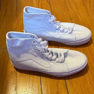Vans Kids White High-Top Sneakers
